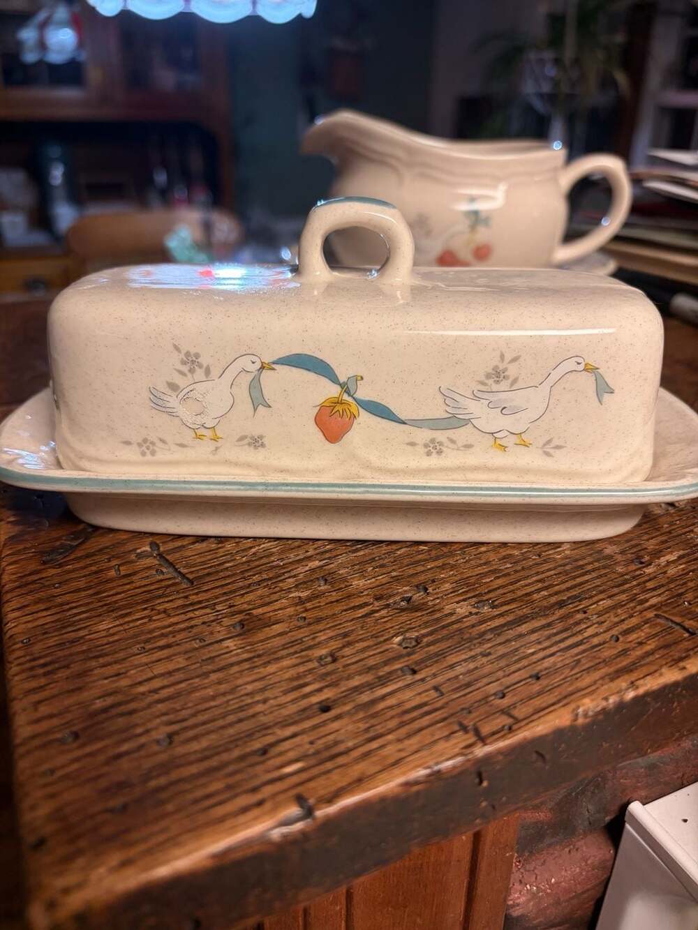 Vintage International China Marmalade Stoneware Goose Multiple Items - Picture 7 of 16